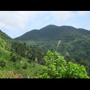 Die vom Süden zum Wolkenpass führende Straße